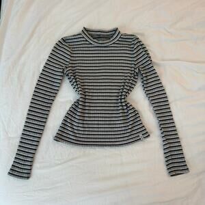 A&F striped long sleeve
